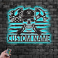 Skull LED Metal Sign - Wix Decor