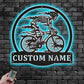 Skull LED Metal Sign 