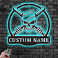 Skull LED Metal Sign - Wix Decor