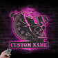 Skull LED Metal Sign - Wix Decor