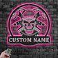 Skull LED Metal Sign - Wix Decor