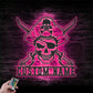Skull LED Metal Sign 
