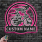 Skull LED Metal Sign 