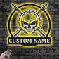 Skull LED Metal Sign - Wix Decor