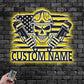 Skull LED Metal Sign - Wix Decor