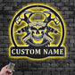 Skull LED Metal Sign - Wix Decor