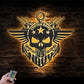 Skull LED Metal Sign - Wix Decor