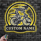 Skull LED Metal Sign 