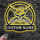 Skull LED Metal Sign - Wix Decor