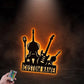 Guitar LED Metal Sign 