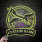 Fishing LED Metal Sign - Wix Decor