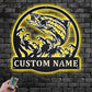 Fishing LED Metal Sign - Wix Decor
