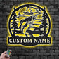 Fishing LED Metal Sign - Wix Decor