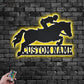 Horse LED Metal Sign 