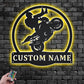 Mountain Bike LED Metal Sign - Wix Decor