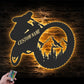 Mountain Bike LED Metal Sign - Wix Decor