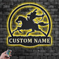 Horse LED Metal Sign 