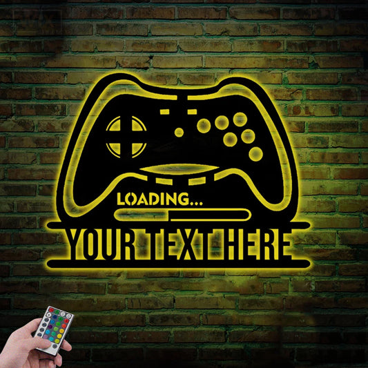 Gamer Zone LED Metal Sign