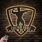 Gym LED Metal Sign 