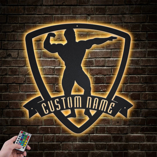 Gym LED Metal Sign