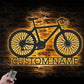 Mountain Bike LED Metal Sign - Wix Decor