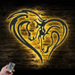 Horse LED Metal Sign - Wix Decor