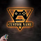 Gamer Zone LED Metal Sign 