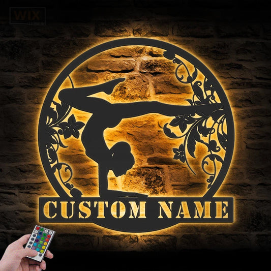 Gym LED Metal Sign