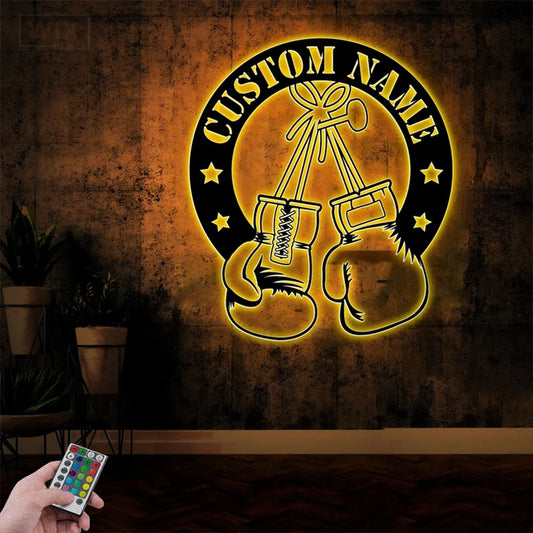 Gym LED Metal Sign