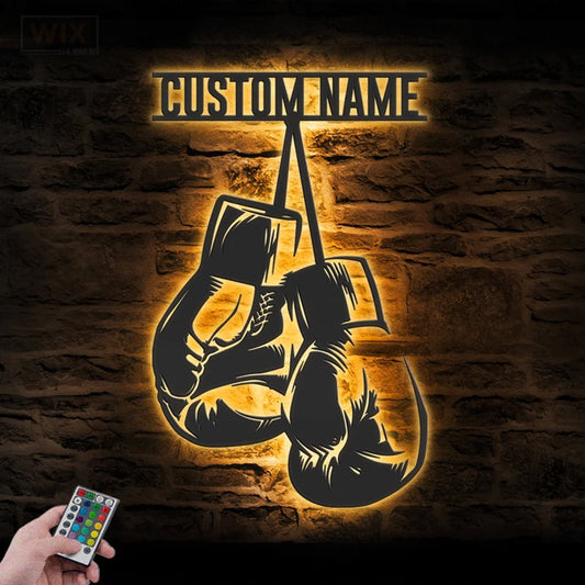 Gym LED Metal Sign - Wix Decor