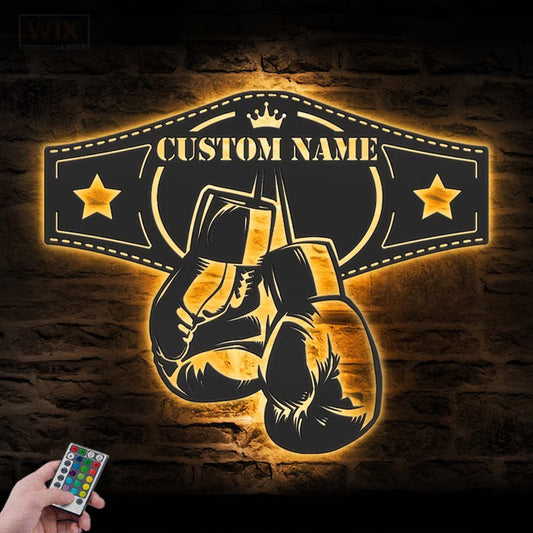 Gym LED Metal Sign 