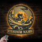 Mountain Bike LED Metal Sign - Wix Decor