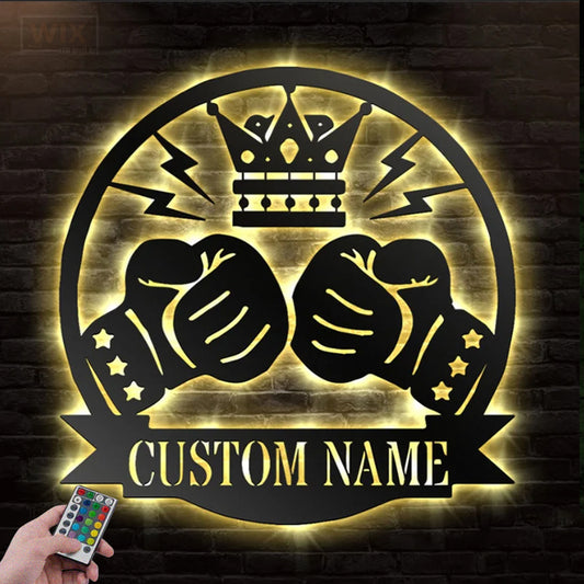 Gym LED Metal Sign - Wix Decor