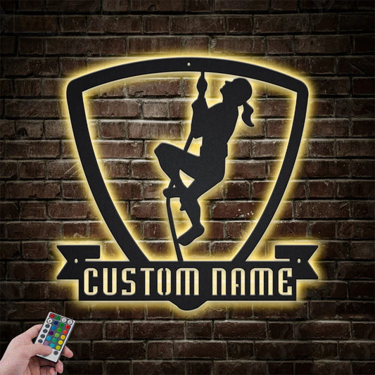Gym LED Metal Sign - Wix Decor