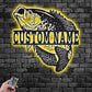 Fishing LED Metal Sign 