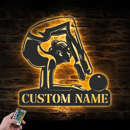 Gym LED Metal Sign 