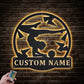 Gym LED Metal Sign 
