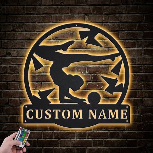 Gym LED Metal Sign