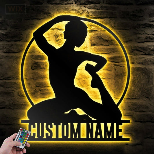 Gym LED Metal Sign