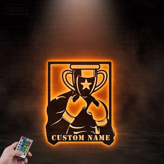 Gym LED Metal Sign