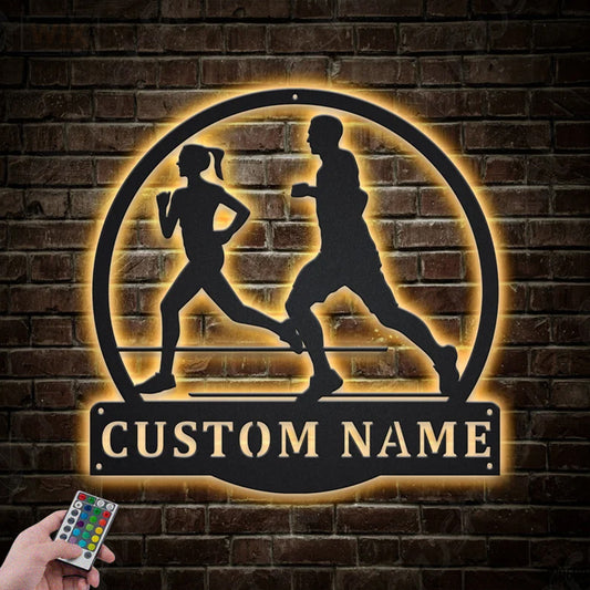 Gym LED Metal Sign