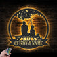 Fishing LED Metal Sign 