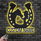 Horse LED Metal Sign - Wix Decor