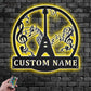 Guitar LED Metal Sign 