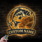 Fishing LED Metal Sign 