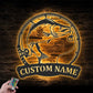 Fishing LED Metal Sign 