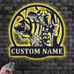 Fishing LED Metal Sign - Wix Decor