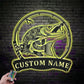 Fishing LED Metal Sign 