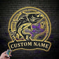 Fishing LED Metal Sign - Wix Decor