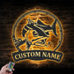 Fishing LED Metal Sign - Wix Decor